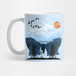 Mountains Landscape Nature Mug